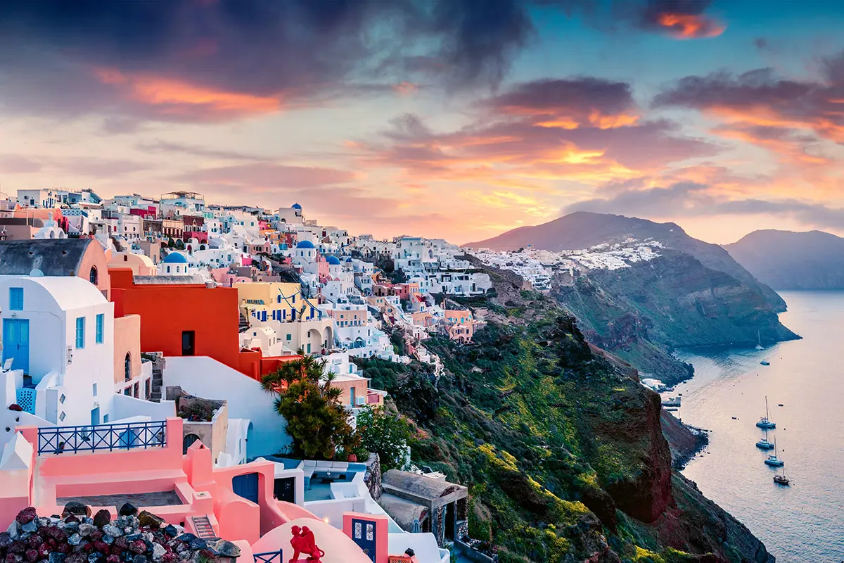 Santorini, Athens