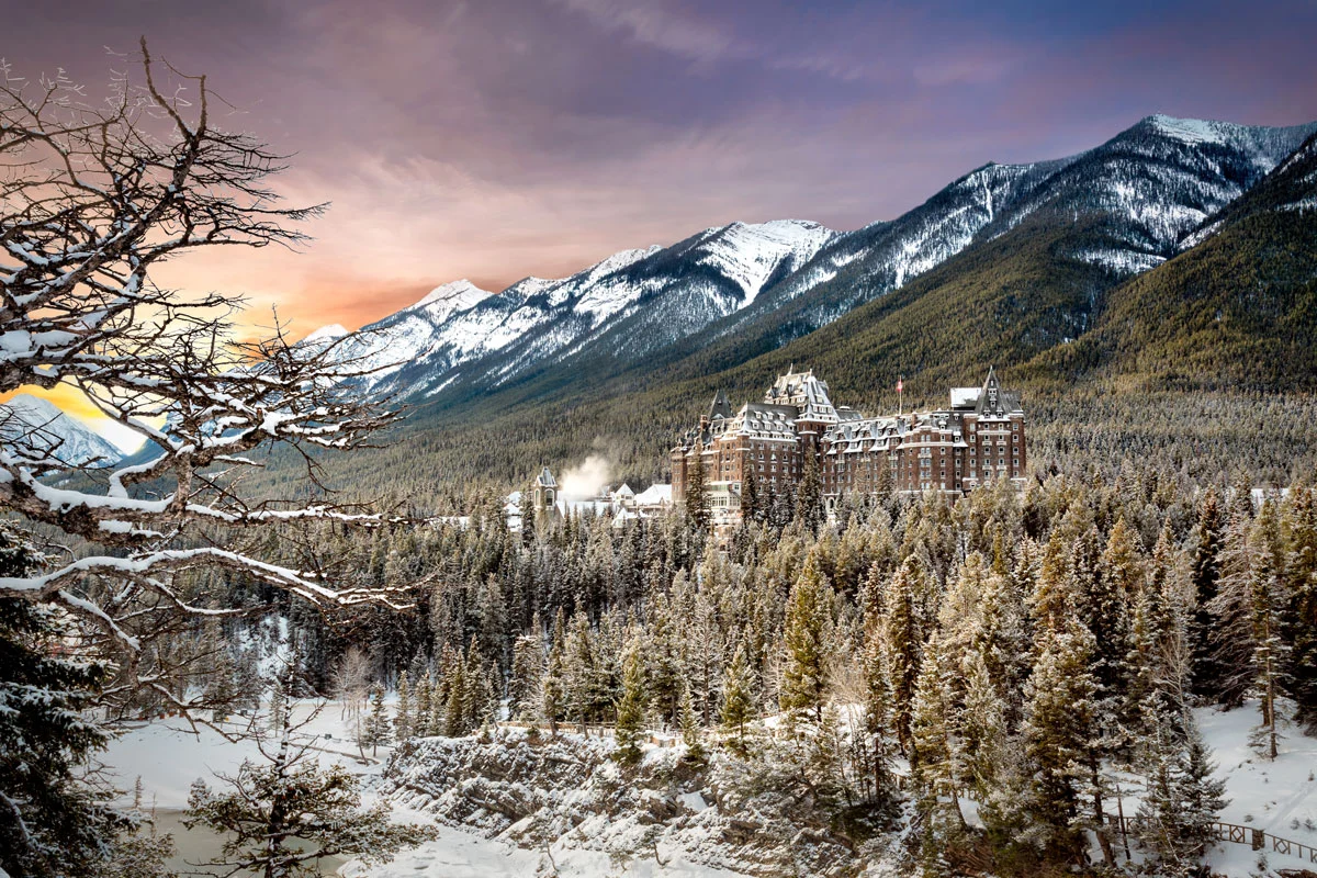 Fairmont Banff Springs Hotel - winter