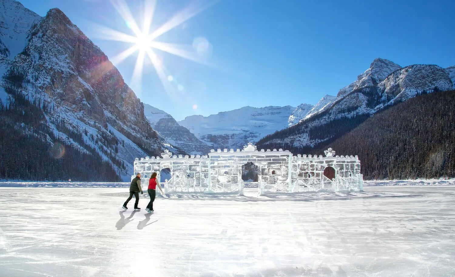 Ice Castle at Lake Louise